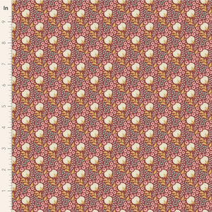 Tilda Sanctuary - Cottonfield Maroon - Meissner Sewing and Vacuum
