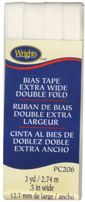 1/2" Double Fold Bias Tape Oyster
