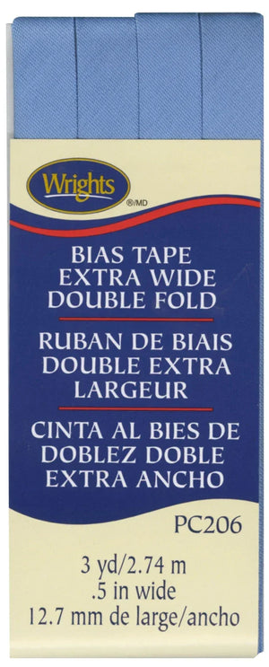 1/2" Double Fold Bias Tape Delt 1/2" Double Fold Bias Tape Delt