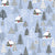 Benartex Nordic Cabin All Over Light Blue Benartex Nordic Cabin All Over Light Blue