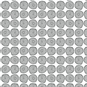 Benartex Nordic Cabin Grey Log