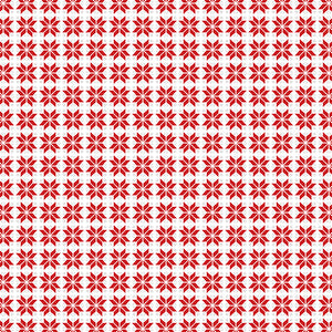 Benartex Nordic Cabin Sweater Weather Red