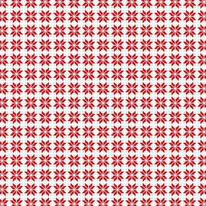 Benartex Nordic Cabin Sweater Weather Red