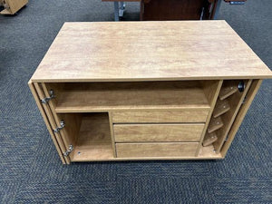 7600 Ultimate Sewing and Crafting Storage Center in Sunrise Maple Open Boxed