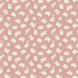 Moon Rabbit Graphic Coral