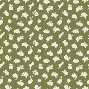 Moon Rabbit Graphic Olive