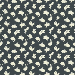 Moon Rabbit Graphic Dark Grey Moon Rabbit Graphic Dark Grey