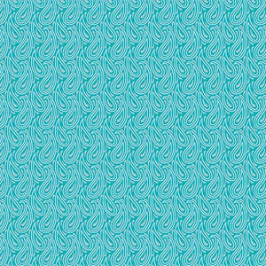 Transparency Watercolors Paisley Turquoise Transparency Watercolors Paisley Turquoise