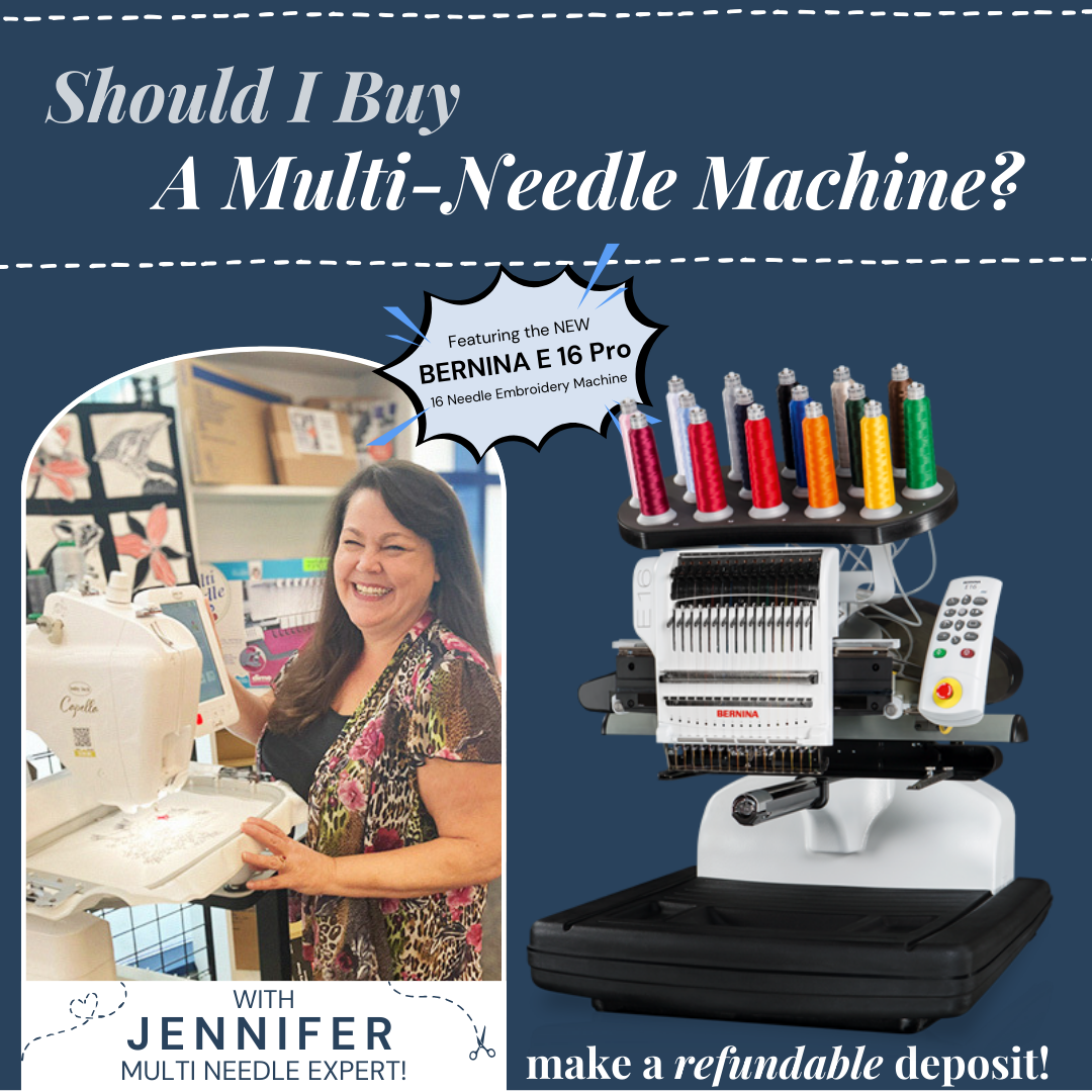 Should I Buy a Multi Needle Embroidery Machine?