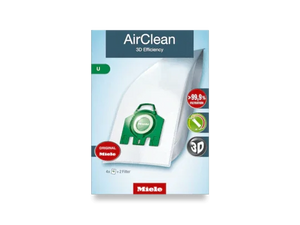Miele AirClean 3D Efficiency U dustbags (Type U) - Meissner Sewing and Vacuum
