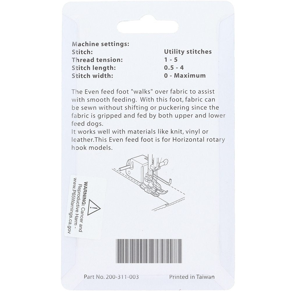 Janome Even Feed Foot (5-7mm LS)