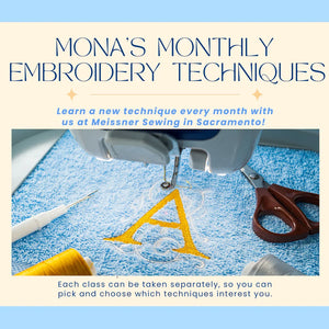 Ежемесячные техники вышивки Моны | Сакраменто Ежемесячные техники вышивки Моны | Сакраменто