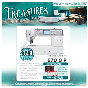 Janome Memory Craft 6700P Sewing & Quilting Machine