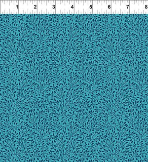Vines in Teal - Whimsy Quilting Fabric - Meissner Sewing and Vacuum