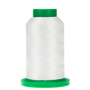 0010 Silky White Isacord Thread 1000M