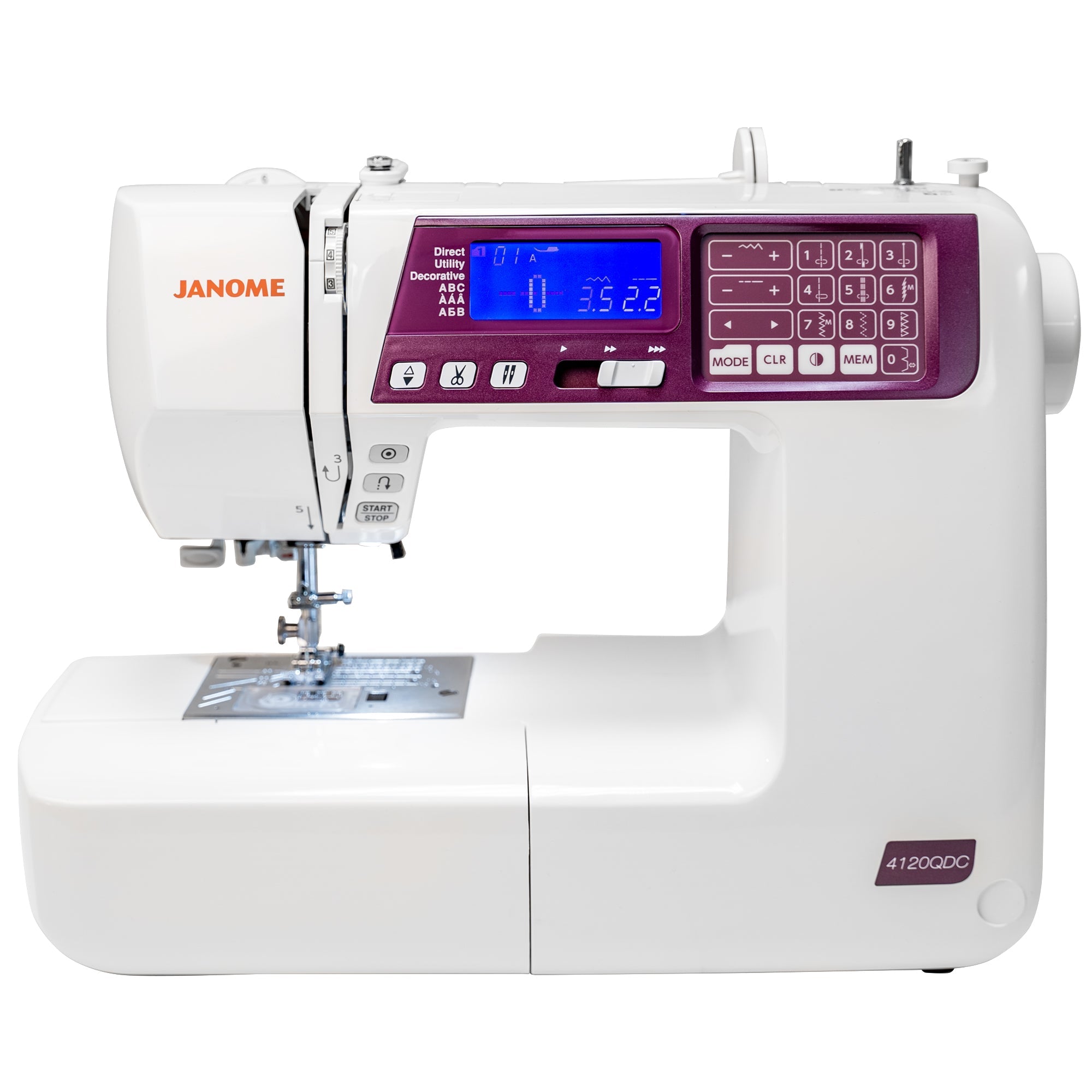Used Janome 4120QDC-G Sewing & Quilting Machine - Recertified