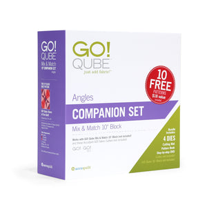 Accuquilt GO! Qube 10" Companion Set-Angles