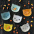 Pinch Bowls Purrfect Cat Set of 6 Pinch Bowls Purrfect Cat Set of 6
