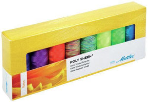 POLY SHEEN® MULTI KIT OF 8 SPOOLS, NEON - Meissner Sewing and Vacuum