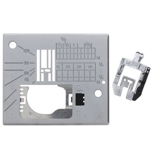 Janome AcuFeed 1/4" Seam Foot & Straight Stitch NP for 6600P