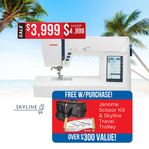 MΓ‘quina de coser, acolchar y bordar Janome Skyline S9 MΓ‘quina de coser, acolchar y bordar Janome Skyline S9