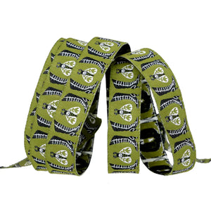 Witchy Ways Boots Renaissance Ribbon 5/8" PER YARD