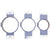 Baby Lock Round Embroidery Hoop Set, #ALRFS Baby Lock Round Embroidery Hoop Set, #ALRFS