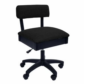 Arrow Baroness Black Hydraulic Sewing Chair (H8170) - Meissner Sewing and Vacuum Arrow Baroness Black Hydraulic Sewing Chair (H8170) - Meissner Sewing and Vacuum