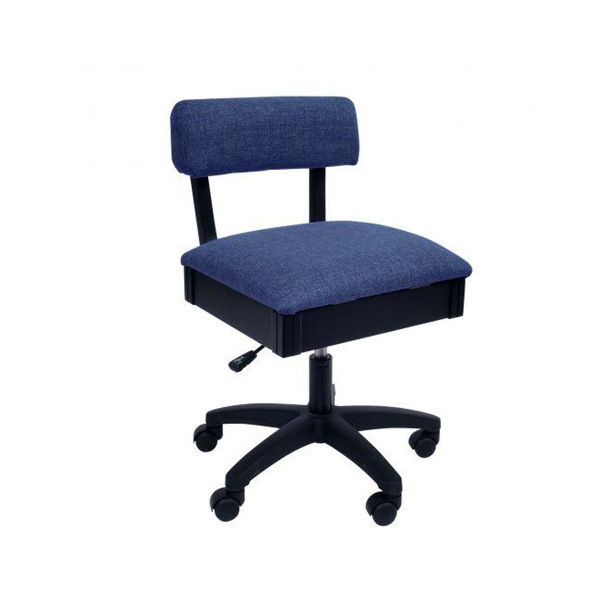 Arrow Duchess Blue Hydraulic Sewing Chair (H8130) - Meissner Sewing and Vacuum
