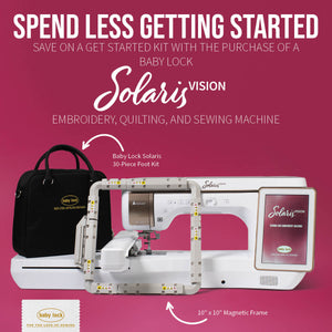 Baby Lock Solaris Vision 3 Sewing, Quilting, and Embroidery Machine