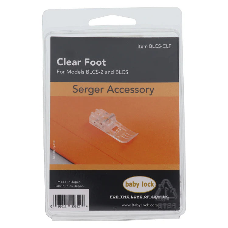 Baby Lock Clear Foot, #BLCS-CLF