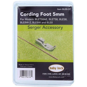 Baby Lock Cording Foot (5mm) - Meissner Sewing and Vacuum