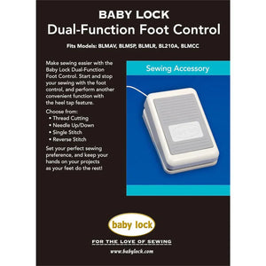 Baby Lock Dual-Function Foot Control, #BLMAC-DFC