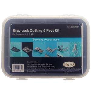 Baby Lock Quilting Foot Kit 6 Pieces, #BLQ-FEET