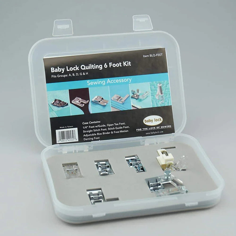 Baby Lock Quilting Foot Kit 6 Pieces, #BLQ-FEET
