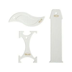 Baby Lock High Shank & Long-Arm Ruler Set (1/4"), #BLRK2-HSLA