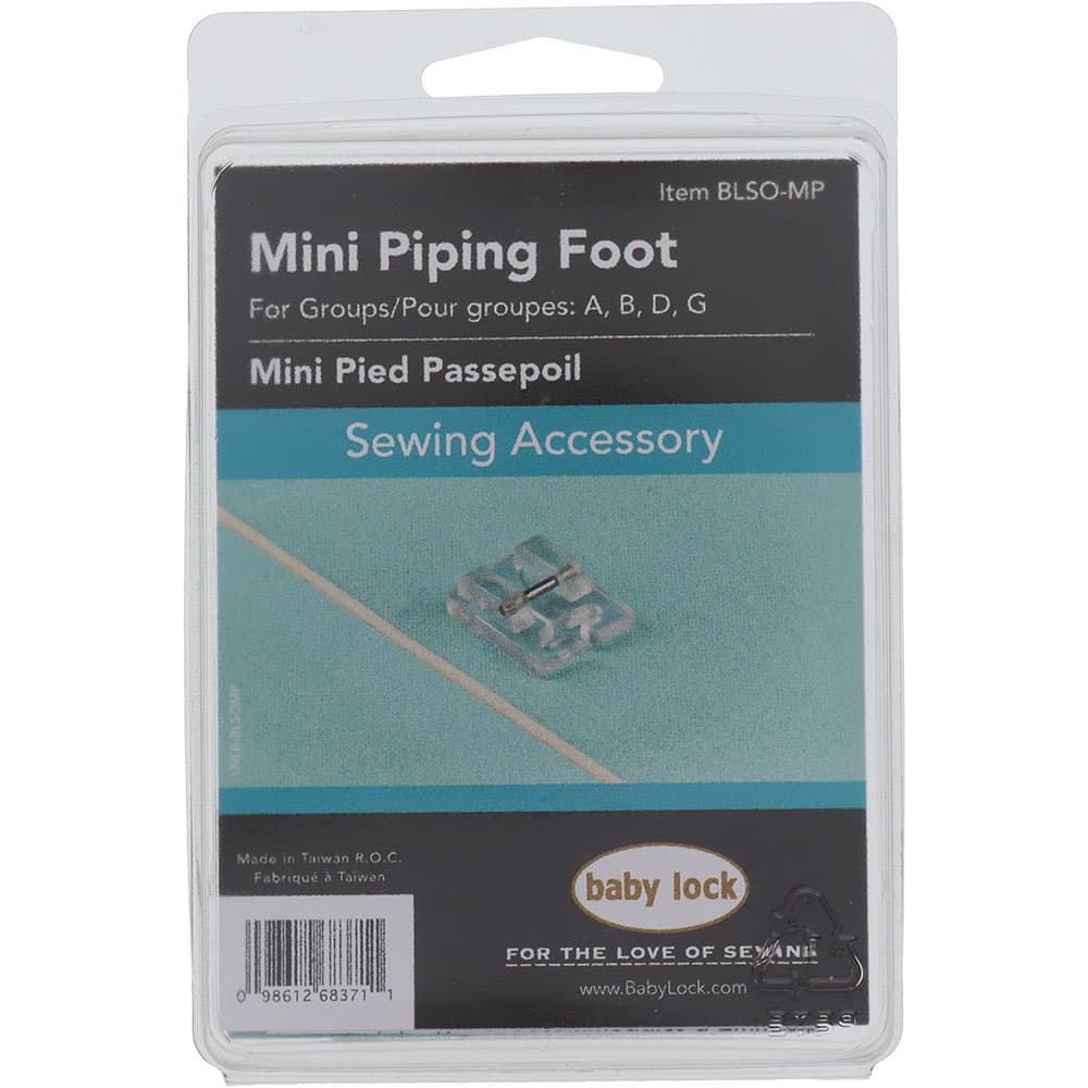 Baby Lock Mini Piping Foot (2mm), #BLSO-MP