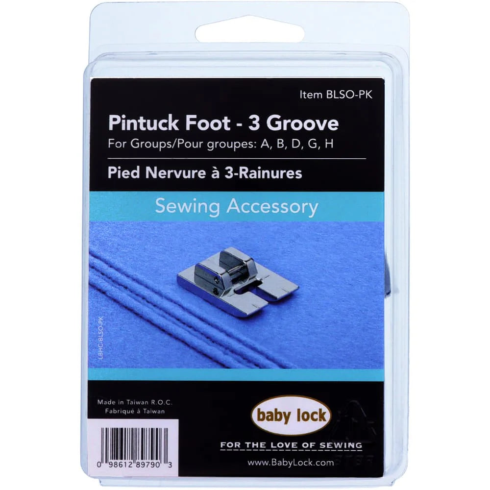 Baby Lock 3-Groove Pintucking Foot #BLSO-PK