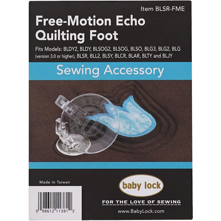 Baby Lock Free Motion Echo Quilting Foot