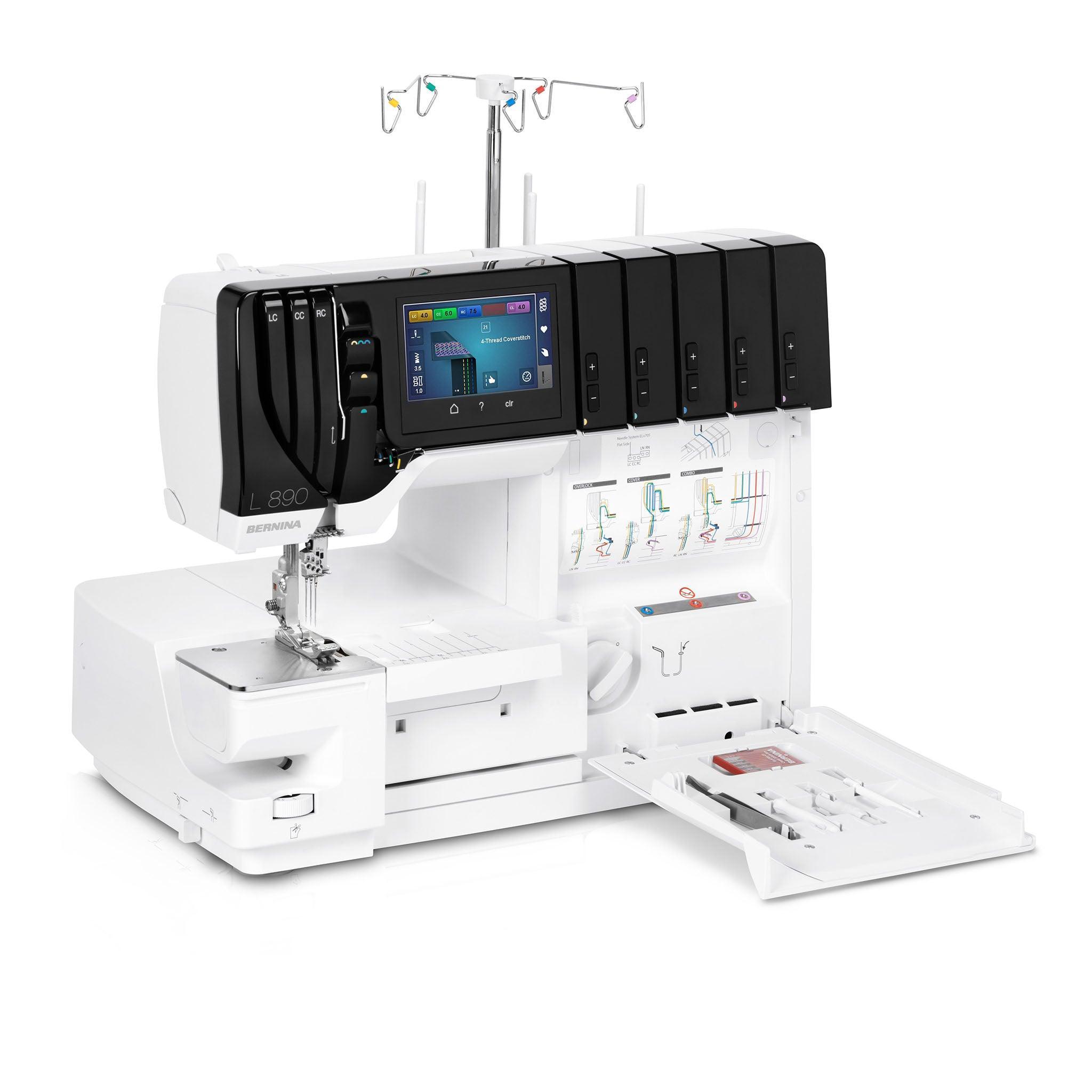 Used BERNINA L890 Overlock & Coverstitch Serger - San Jose Lease Ending Sale - Meissner Sewing and Vacuum