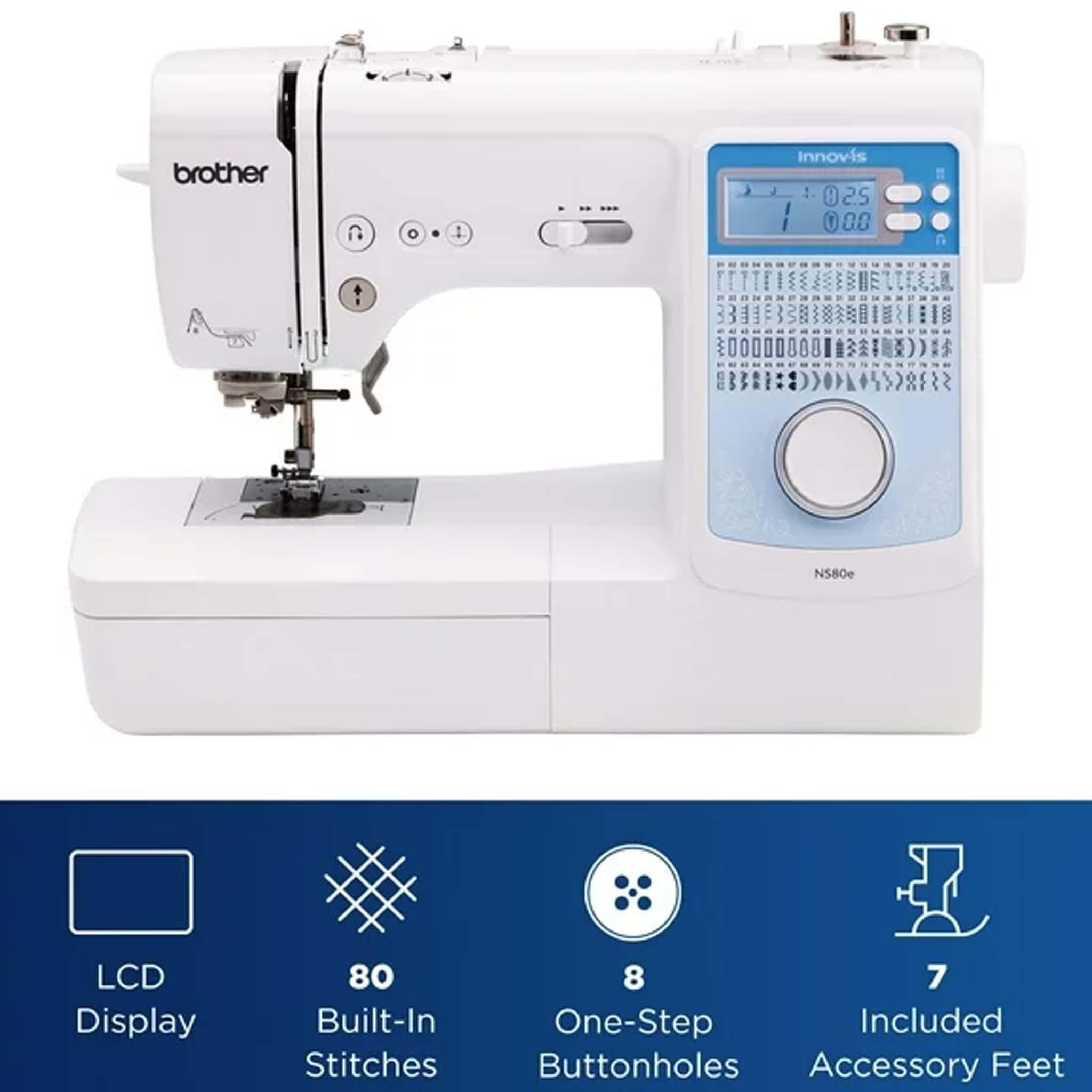 Brother NS80E Computerized Sewing Machine - Meissner Sewing and Vacuum