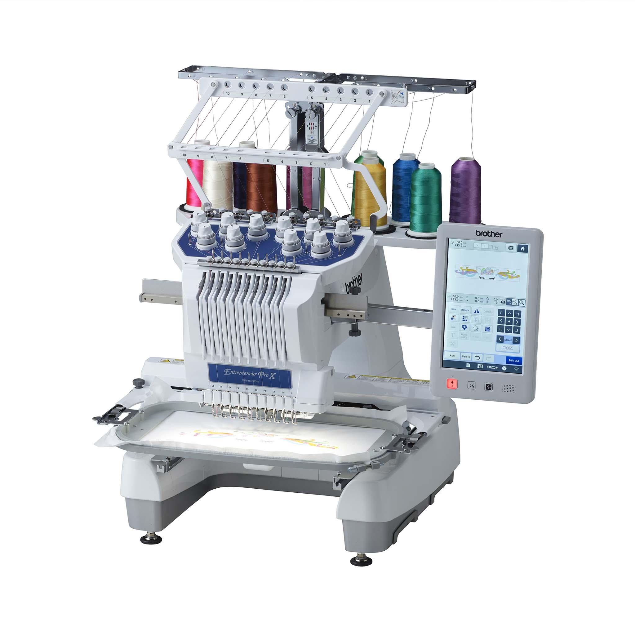 Brother Entrepreneur Pro X PR1055X 10 Needle Embroidery Machine - Meissner Sewing and Vacuum