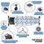 Space Maker Premium Ironing Board Chintamani Blue Space Maker Premium Ironing Board Chintamani Blue