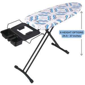 Space Maker Premium Ironing Board Chintamani Blue