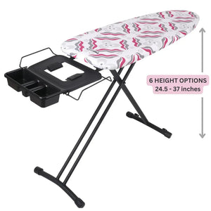 Space Maker Premium Ironing Board Chintamani Purple