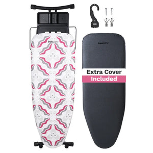 Space Maker Premium Ironing Board Chintamani Purple