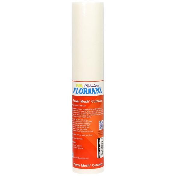 Floriani Power Mesh Cutaway Stabilizer - White - Meissner Sewing and Vacuum