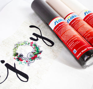Floriani Power Mesh Fusible Cutaway Stabilizer - White - Meissner Sewing and Vacuum