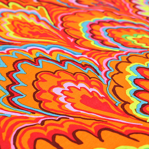 Kaffe Fassett Collective Classics Plus Marble Scallops - Red