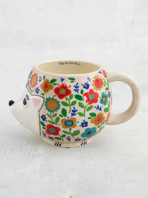 Harriet The Hedgehog Folk Art Coffee Mug